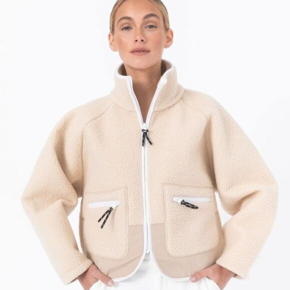 Cools Club Women's Natural Jacket Australia Oversized Size 12 2201 - Picture 3 of 15